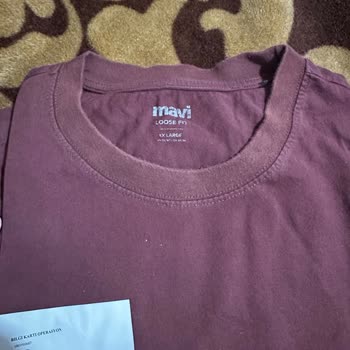 Mavi Tişörtlerde Yaka Renk Atması Ve Tüylenme, Yardımcı Olunmadı