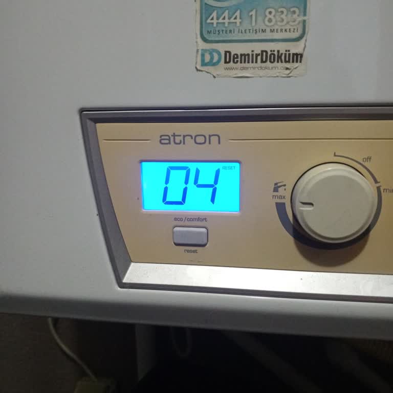İGDAŞ'ın Yazılı Bildirim Yoksa Kesilen Gaz Sonrası Kombimde F04 Arızası