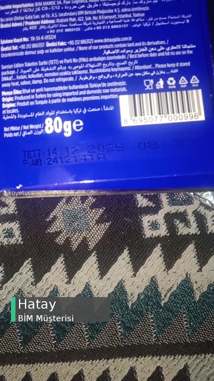 BİM'de Satılan Tarihi Geçmiş Fındıklı Sütlü Çikolata videonun kapak resmi