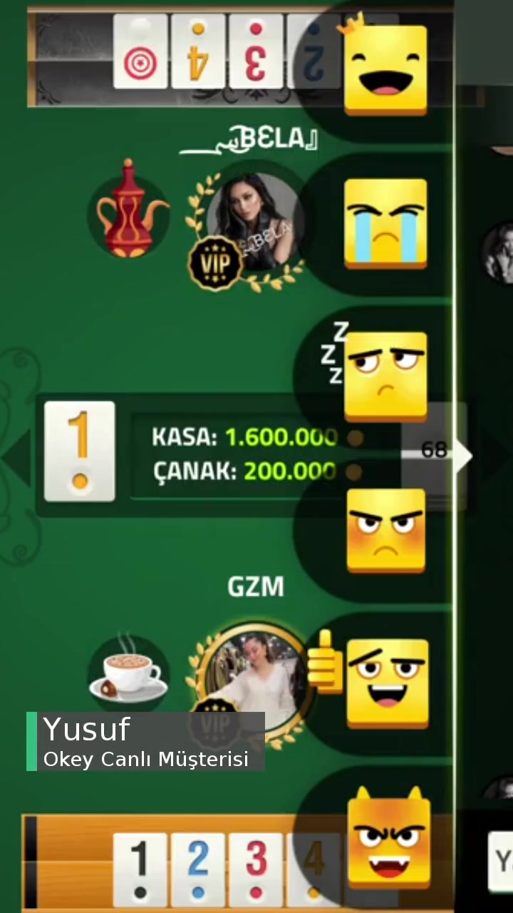 Okey Canlı Hile Kullanımı Kasıtlı Taş Verme Açıkça Beyan Etme! videonun kapak resmi