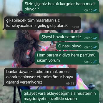 Konsantre Parfüm Şikayeti