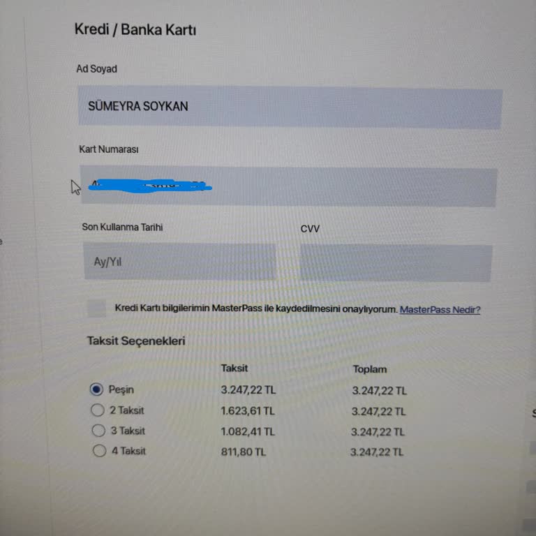 D&R Web Ve Mobil Uygulamasında VakıfBank World Kartı İçin Taksit Seçeneği Çalışmıyor