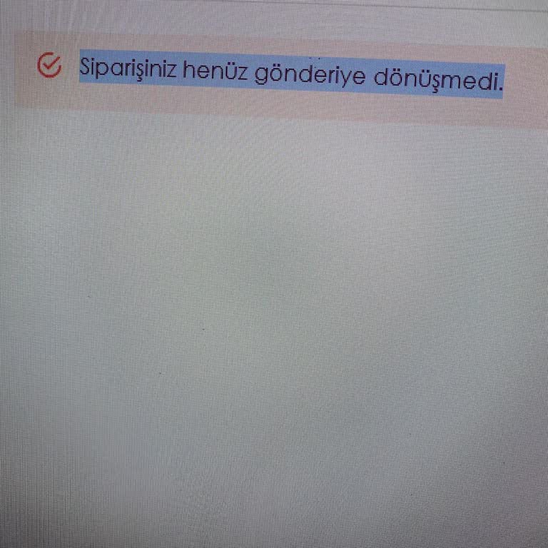 Sephora Siparişimde Gönderi Bilgileri Çelişkili, Teslimat Gelmedi