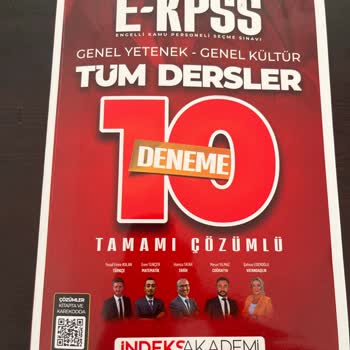 İndeks Akademi EKPSS Deneme Setinde Cevap Anahtarı Eksikliği Ve Sorulardaki Hatalar