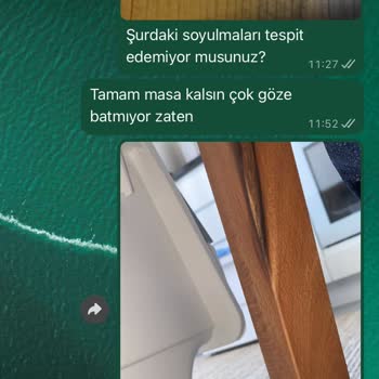 Hasarlı Sandalyelerin Değişimi İçin Acil Çözüm Talebi