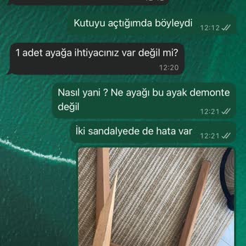 Hasarlı Sandalyelerin Değişimi İçin Acil Çözüm Talebi