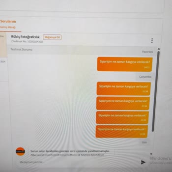 Kargoya Verilmeyen 29.989 TL Değerindeki Bilgisayar Siparişi Ve Cevapsız Müşteri Hizmetleri