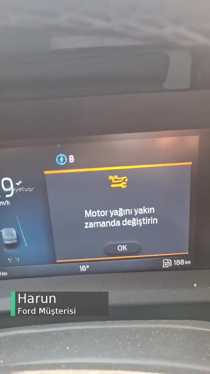 Ford Yağ Uyarısı Veriyor! videonun kapak resmi
