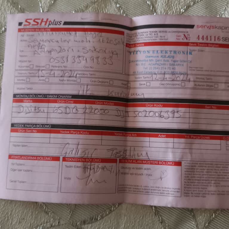 Garanti Kapsamındaki TV Tamirinde Hatalı Servis Ve Uzun Bekleme