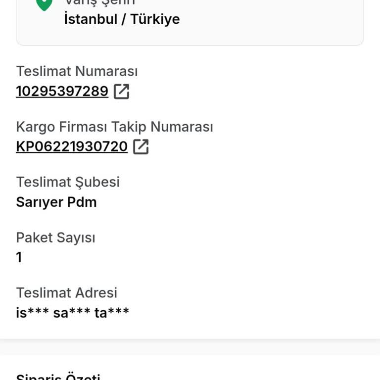Teslim Edilmeyen Kargo İçin Acil Yardım Talebi