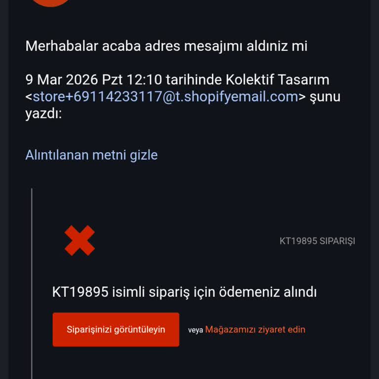 Adres Eksikliği Nedeniyle Kargonun İadesi Ve Ücret İadesi Talebi
