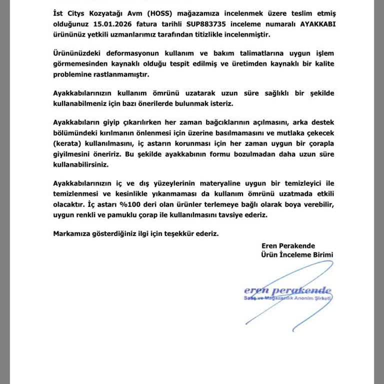 Nike Air Force 1 Ayıplı Ürün İçin Tekrarlanan Kullanıcı Hatası Redleri