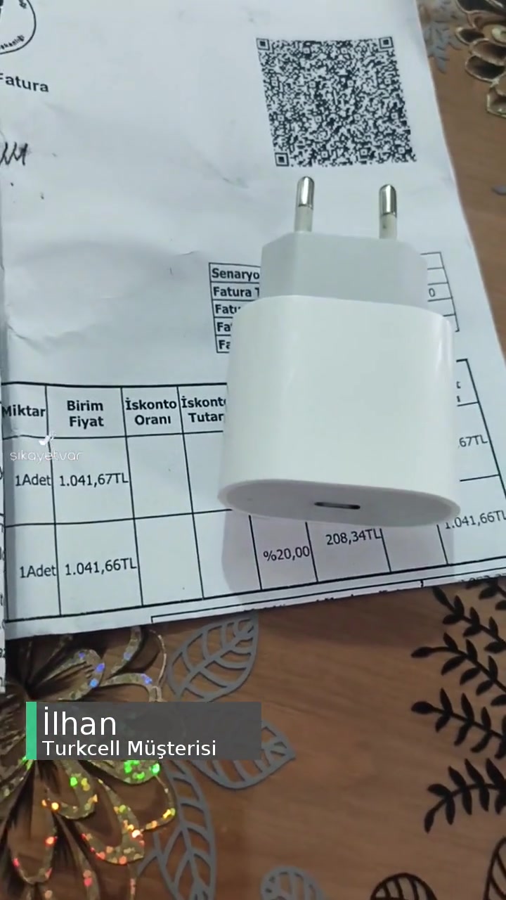 Turkcell Bozuk Şarj Göndermişler! videonun kapak resmi