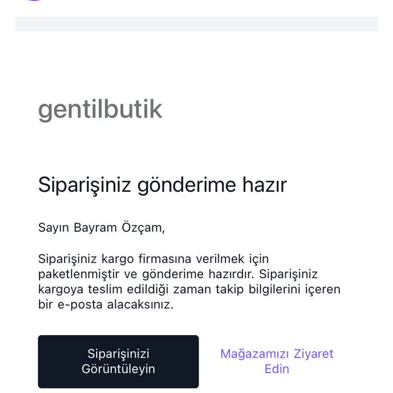 Kargoya Hazırlanıyor Duyan Sipariş İçin Geri Dönüş Yokluğu Ve Ödeme İadesi Talebi
