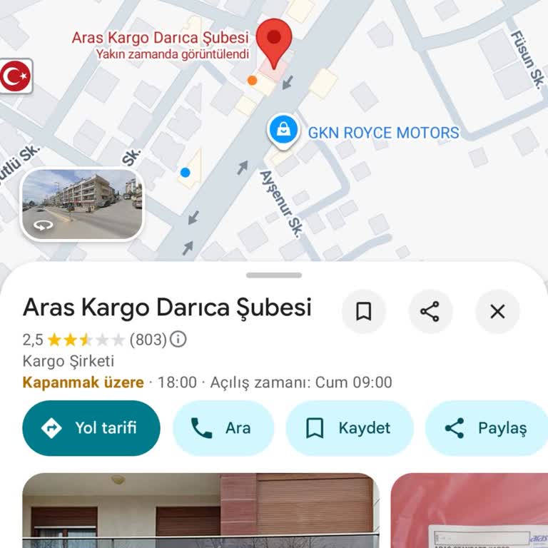 Aras Kargo’da Teslimatın Uzak Deyip Ürün Getirilmemesi Ve Sözlerin Tutulmaması