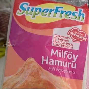 Superfresh Milföy Hamuru Unlu Çıktı