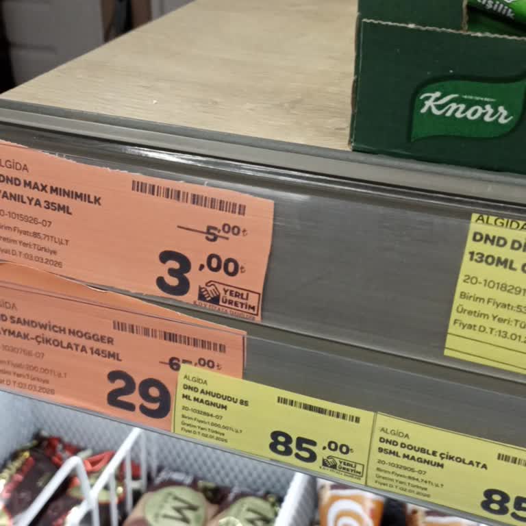 Hakmar Gıda Mağazasında Aşırı Ücret