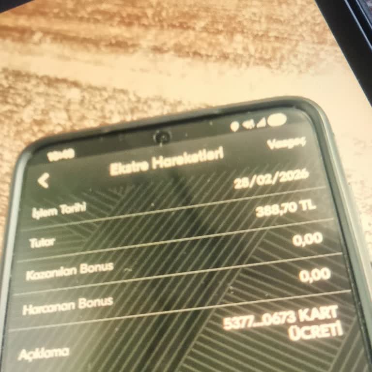 Türkiye Finans'tan Bilgi Dışı Üyelik Ücreti Çekimi Üzerine Geri Ödeme Talebi