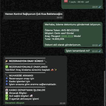 Avis Filo Taklidiyle Kimlik Ve 14.800 TL Para Kaybı