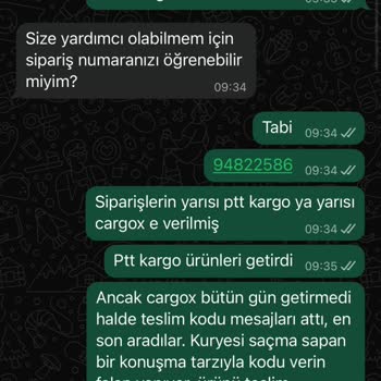 Cargox Kuryesinin Yanıltıcı Teslimatı Ve Karaca'nın Çözüm Eksikliği