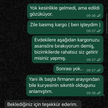 Cargox Kuryesinin Yanıltıcı Teslimatı Ve Karaca'nın Çözüm Eksikliği