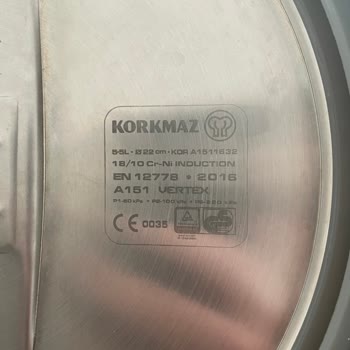 Korkmaz Mutfak Eşyaları Düdüklü Tenceremin Kapağı Bozuldu