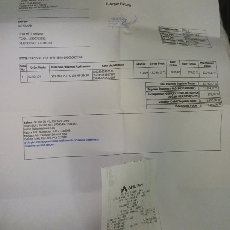 Kronik Arızalı Reeder Telefon Ve Haksız Ücret Talebi