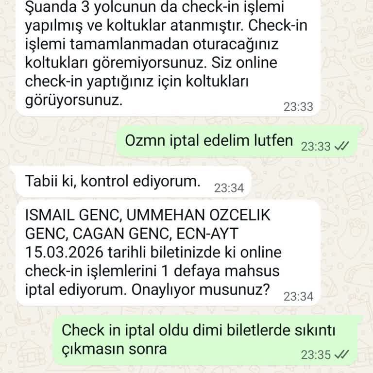 Aile Yan Yana Oturmalı Çocuğum Ayrı Ve Ücret Talep Ediliyor