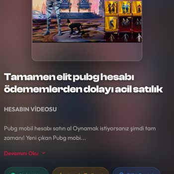 Oyun Dinar'dan Aldığım PUBG Hesabının Boş Çıkması ve İade Talebi