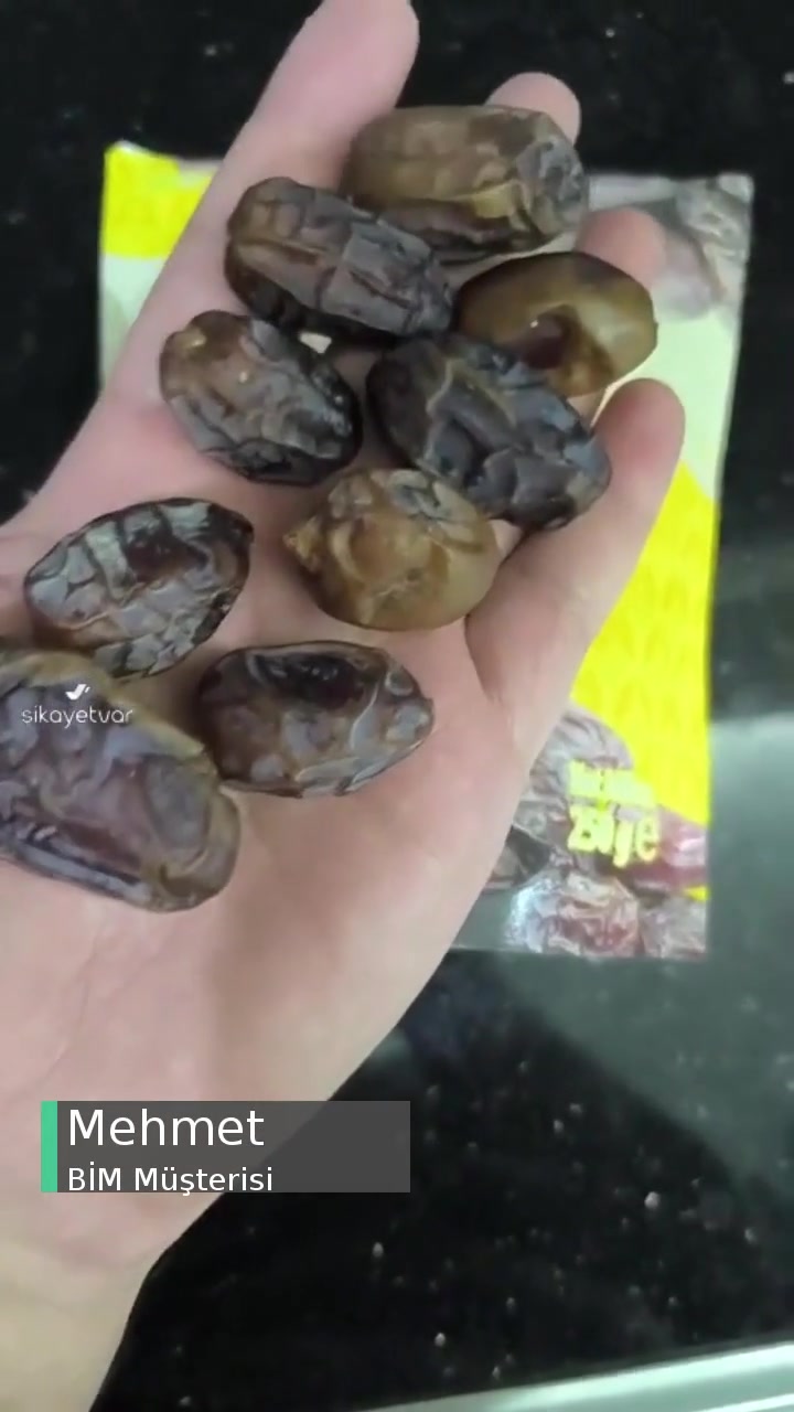 BİM Hurma Paketi İçerisinde Kalitesiz Ürün videonun kapak resmi