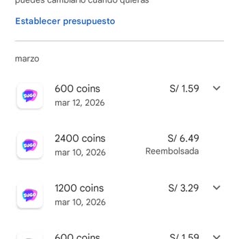 Mi cuenta de Sugo fue suspendida sin explicación, solicito revisión