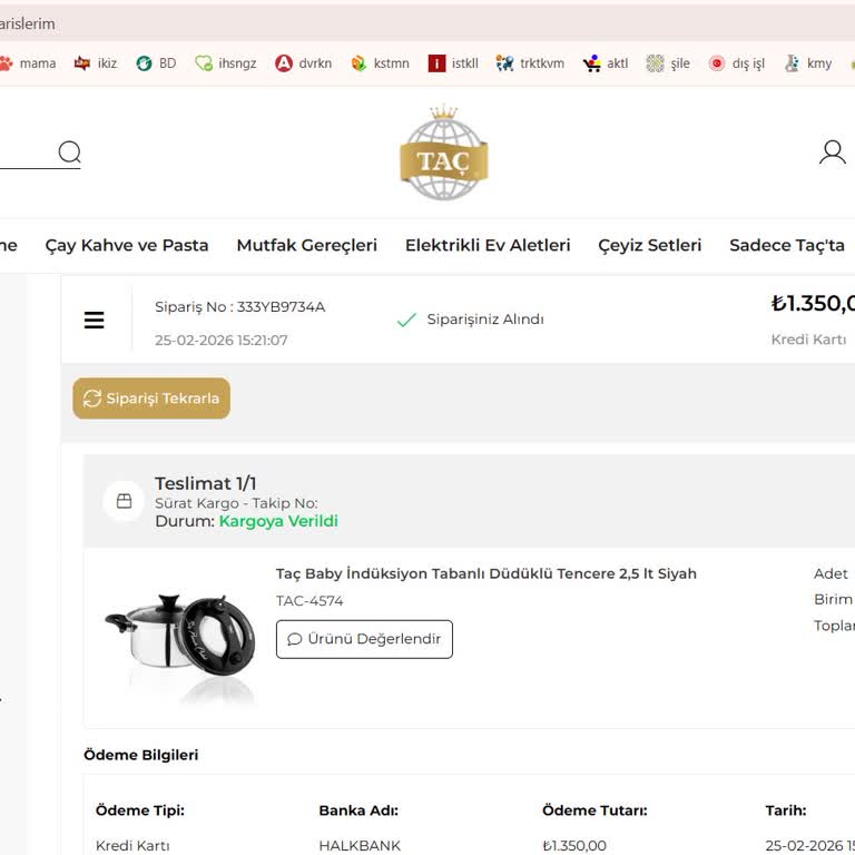 Gönderilmeyen Sipariş Ve Anında İade Talebi