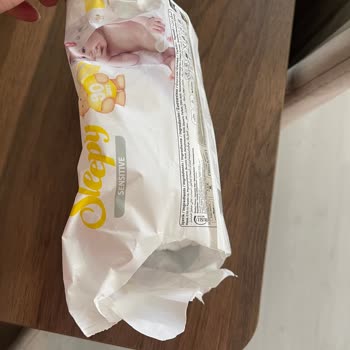 Sleepy Bebek Islak Mendil Ambalajı Kendi Kendine Yırtılıyor