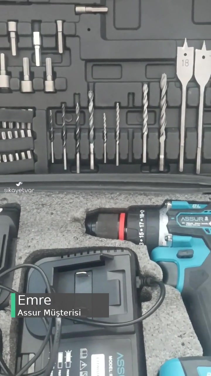 Assur Şarjlı Vidalama Kullanılmış, Ayıplı Ürün Göndermişler videonun kapak resmi