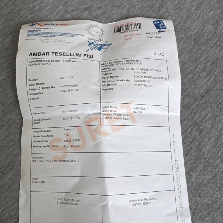 Hasarlı Ayakkabıların Üç Ay Süren İade Ve Geri Ödeme Sorunu