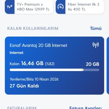 Hediye YouTube Paketi İçin Kullanılan 3 GB Yanlışlıkla Ana Paketten Düşüldü