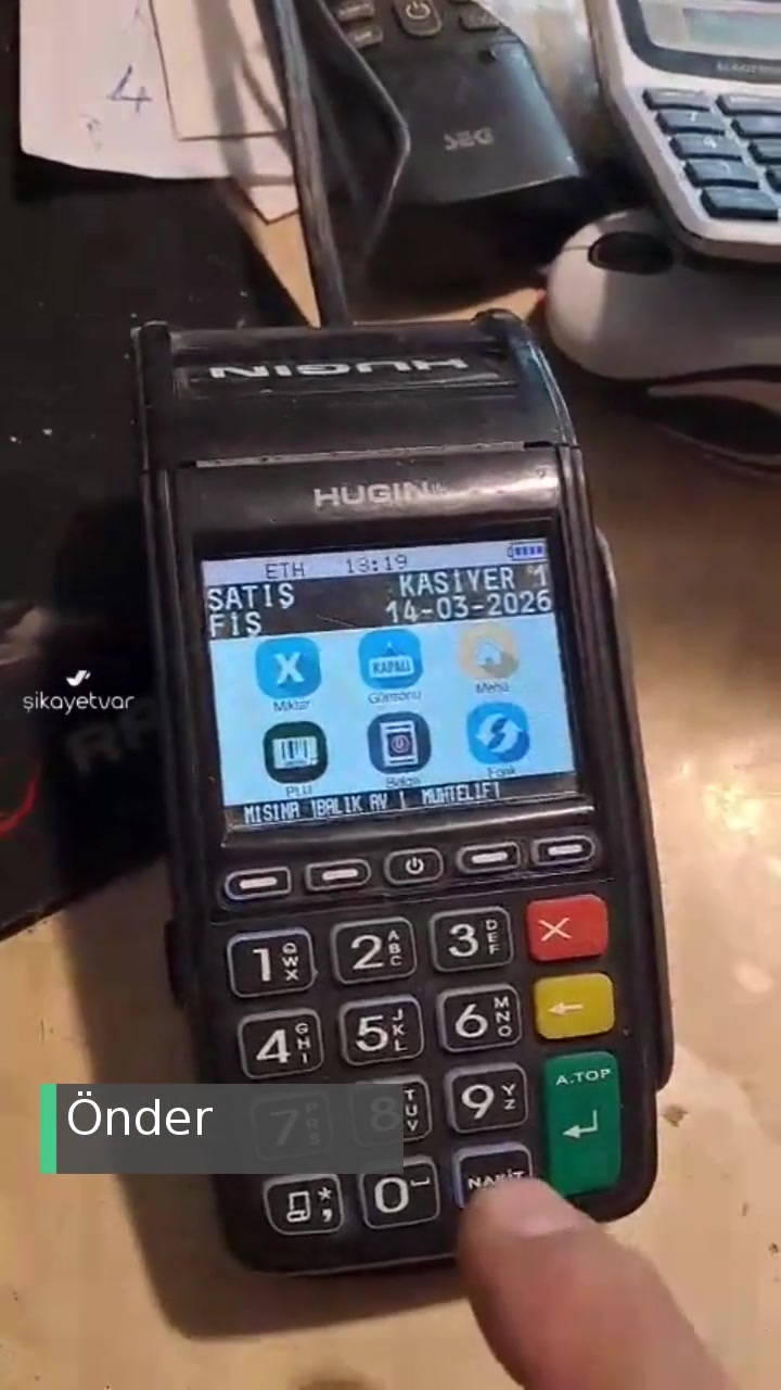 Hugin T-300 Yazarkasa Pos Donma Problemi videonun kapak resmi