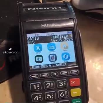 Hugin T-300 Yazarkasa Pos Donma Problemi