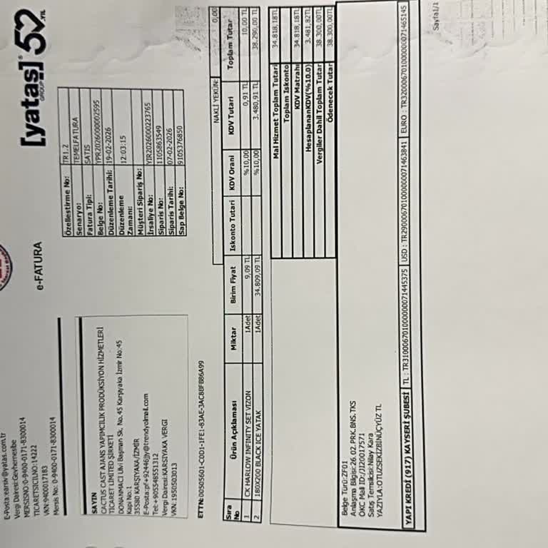 Yataş Black Eyes Yatağında %30 Kesintili Değişim Şikayeti