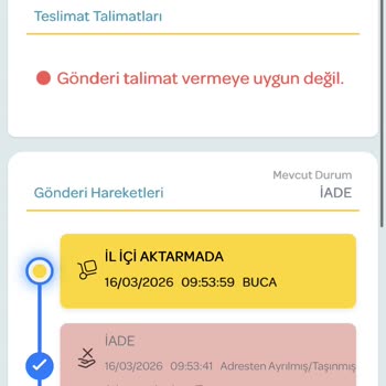 Buca’da PTT Kargo Teslimat Redleri Ve Keyfi Adres Taşındı Uygulaması