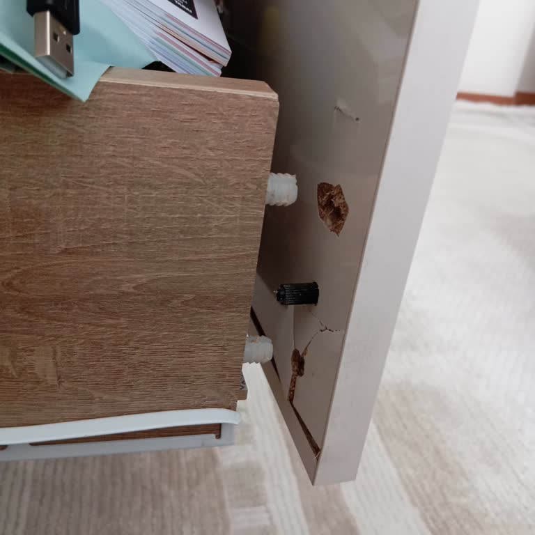 Kırık Çekmece Kapağı Ve Söz Verilen Servisin Gelmemesi