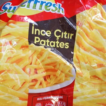 Superfresh Patates Çıtır Ürünün Donmuş Blok Şeklinde Gelmesi