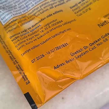 Dr. Oetker Tiramisu Yap Ürününün Kötü Kokusu Ve Bozulmuş Tadına Şikayet