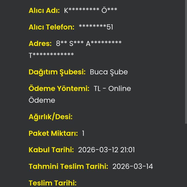 Ertesi Gün Teslimat Seçeneği Olmasına Rağmen Parfümün Gecikmesi Ve Bilgilendirme Eksikliği
