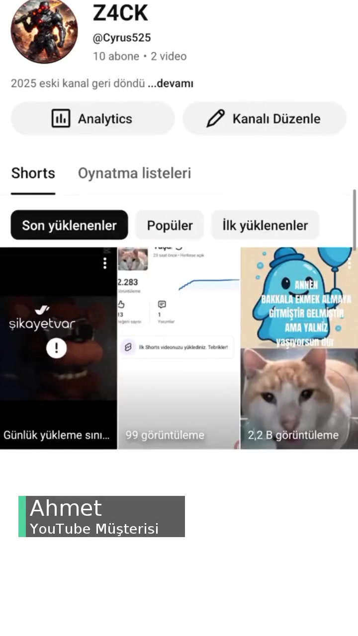 Youtube.com Video Yükleyememe Sorunu videonun kapak resmi