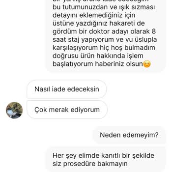 Gardrops Kusurlu Kamera, Yanıltıcı Satıcı Beyanı Ve Hakaret