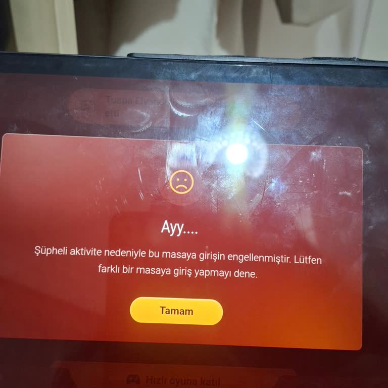 Aynı Odaya Girişte Hata Ve Birlikte Oynayamama