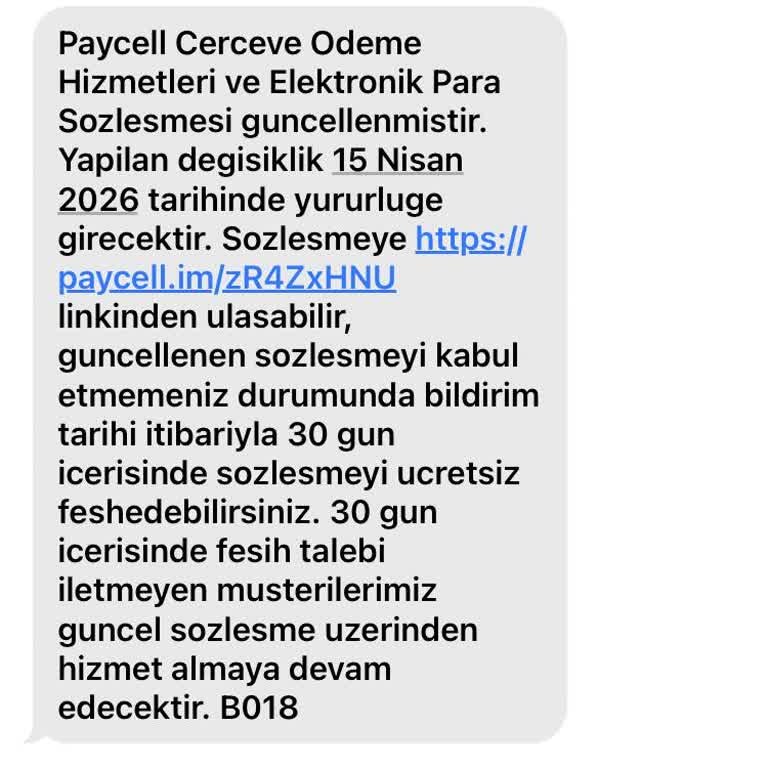 İzinsiz Paycell Sözleşme Güncellemesi Ve Hesap Açılması Şikayeti