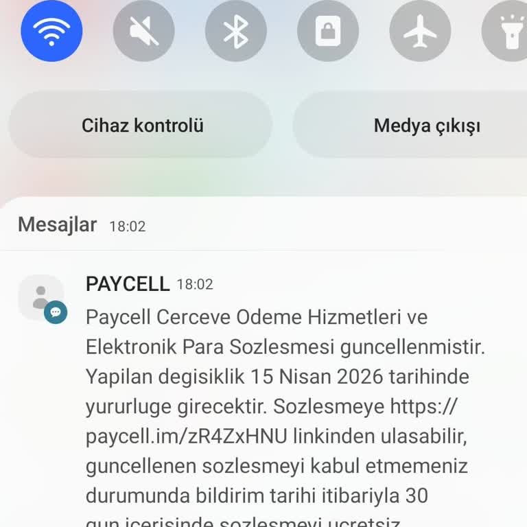 Paycell Sözleşme Feshi SMS'inde Yetkisiz Kişisel Veri Kullanımı