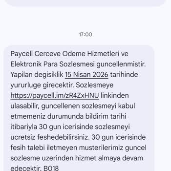 İzinsiz Paycell Hesabı Ve Sözleşme Güncellemesi İçin Şikayet Ve İptal Talebi